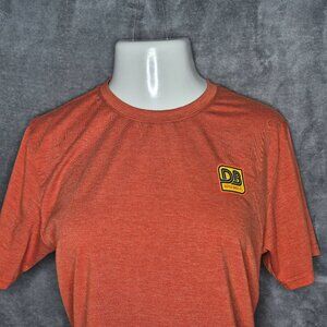 Dutch Bros Medium Orange Cropped T-Shirt With Logo "A Better World"